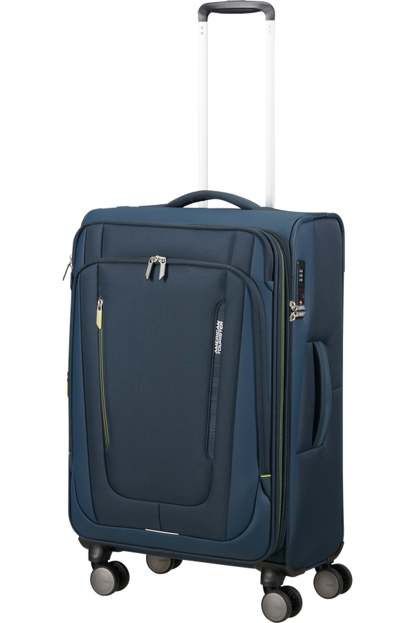 American Tourister Wanderlite Spinner EXP TSA M  Dark Navy