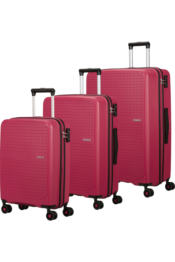 American Tourister Summer Hit Luggage set - 3 Pieces Viva Magenta