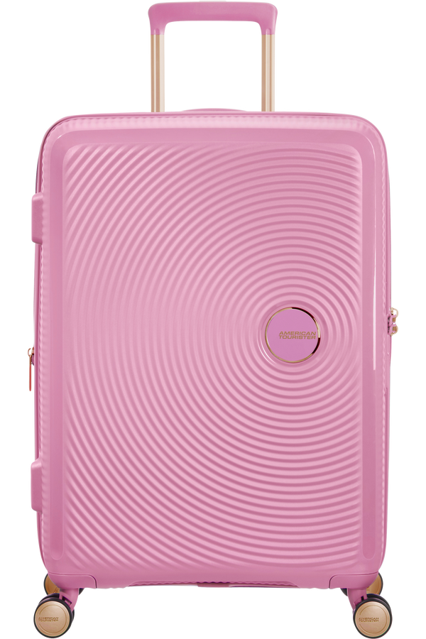 American Tourister Soundbox Spinner TSA Expandable 67cm Pearl Pink/Gold