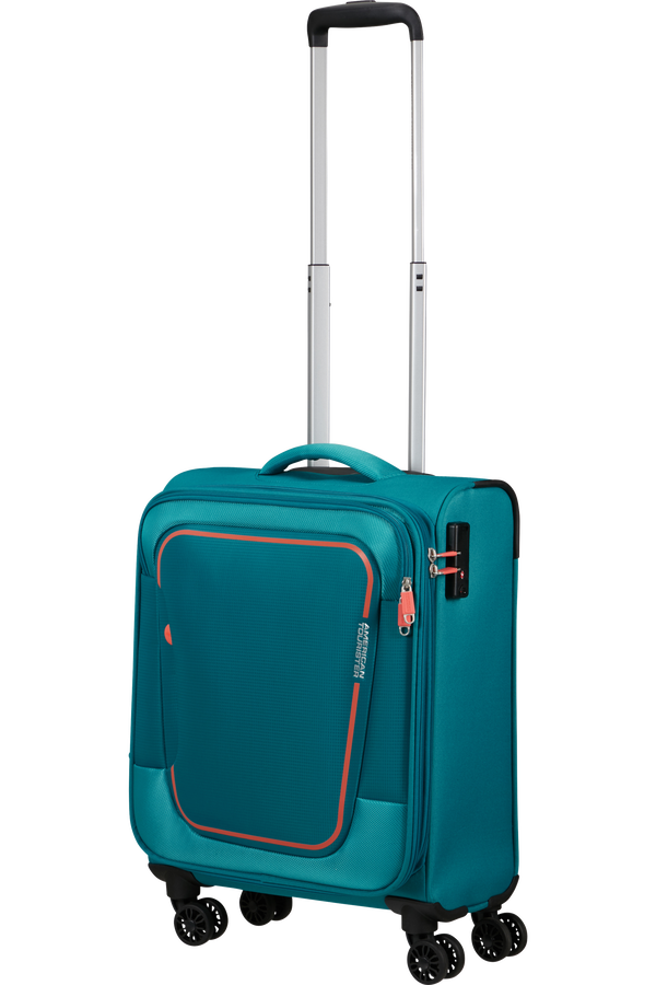 American Tourister Pulsonic Spinner Expandable 55cm  Stone Teal