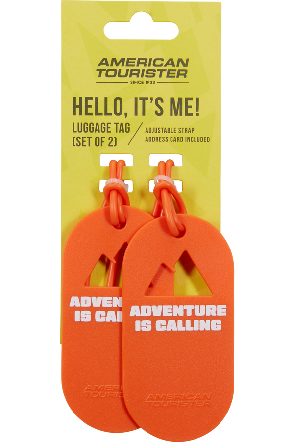 Fun Tags Zawieszka na bagaż &ndash; Zestaw 2 sztuki | American Tourister American Tourist. Ta Luggage Tag X2 Fun  Adventure Is Calling