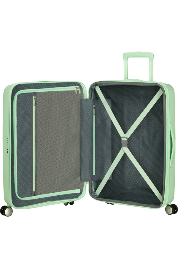 American Tourister SoundBox Spinner TSA Expandable 67cm  Pastel Green American Tourister SoundBox Spinner TSA Expandable 67cm  Pastel Green