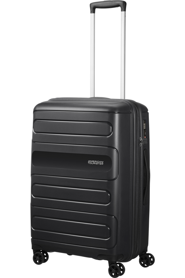 American Tourister Sunside Spinner Expandable 68cm  Czarny