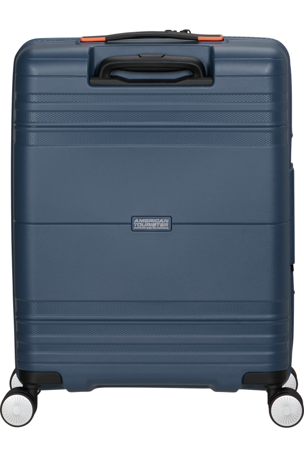 American Tourister Hello Cabin Spinner Exp Coated 55cm  Navy/Orange