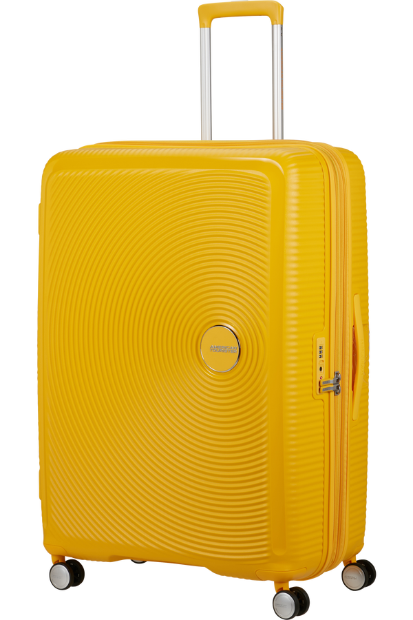 American Tourister SoundBox Spinner TSA Expandable 80cm  Golden Yellow