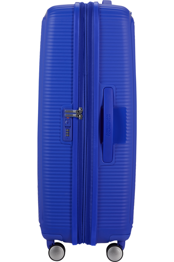 American Tourister SoundBox Spinner Expandable 77cm  Cobalt Blue American Tourister SoundBox Spinner Expandable 77cm  Cobalt Blue