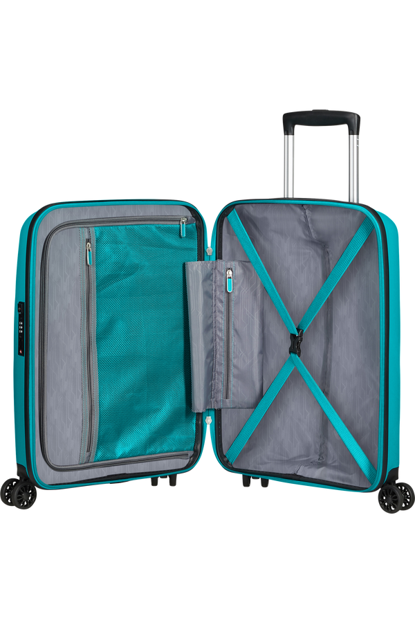 American Tourister Bon Air Dlx Spinner TSA 55cm  Deep Turquoise American Tourister Bon Air Dlx Spinner TSA 55cm  Deep Turquoise