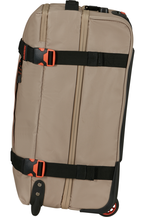 American Tourister Urban Track Duffle with Wheels Coated S  Beige/Orange American Tourister Urban Track Duffle with Wheels Coated S  Beige/Orange