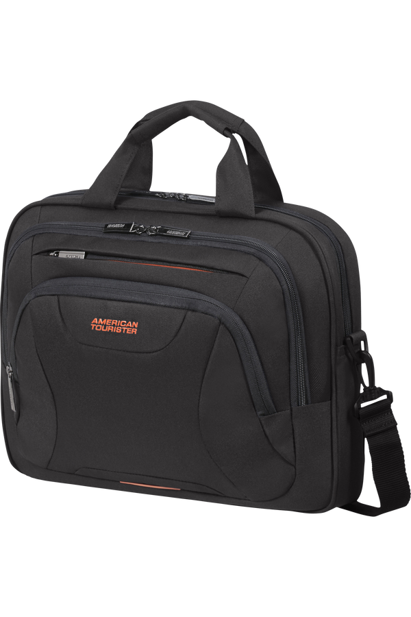 American Tourister At Work Laptop Bag  13.3-14.1inch Black/Orange American Tourister At Work Laptop Bag  13.3-14.1inch Black/Orange