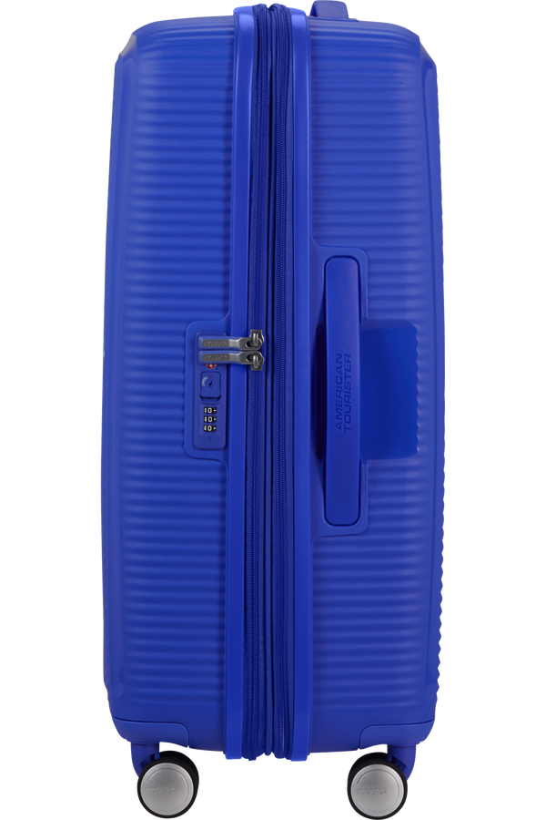 American Tourister SoundBox Spinner Expandable 67cm  Cobalt Blue American Tourister SoundBox Spinner Expandable 67cm  Cobalt Blue