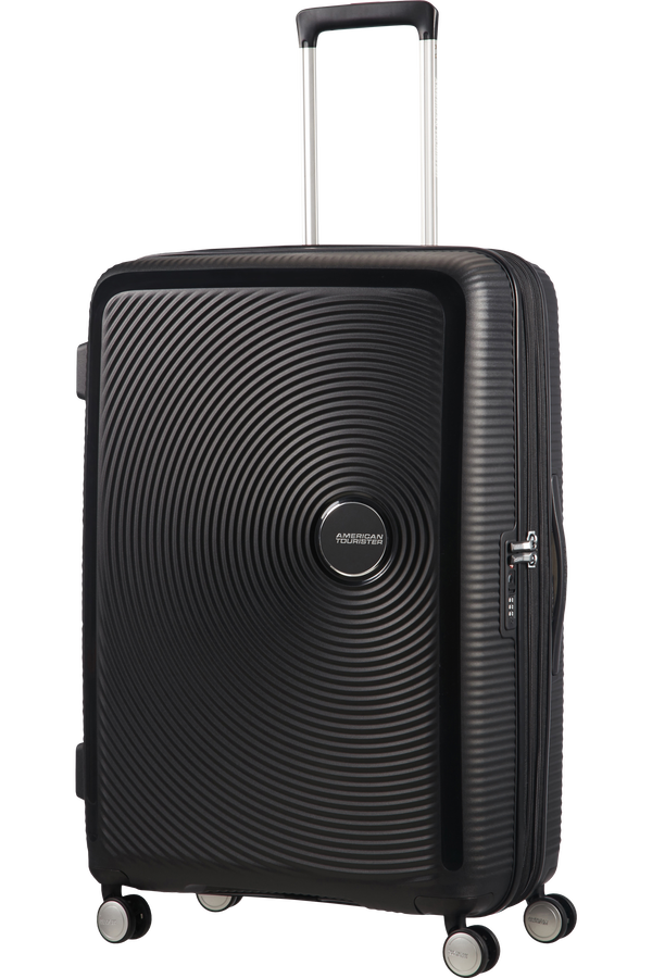 American Tourister Soundbox Spinner poszerzany 77cm Bass Black