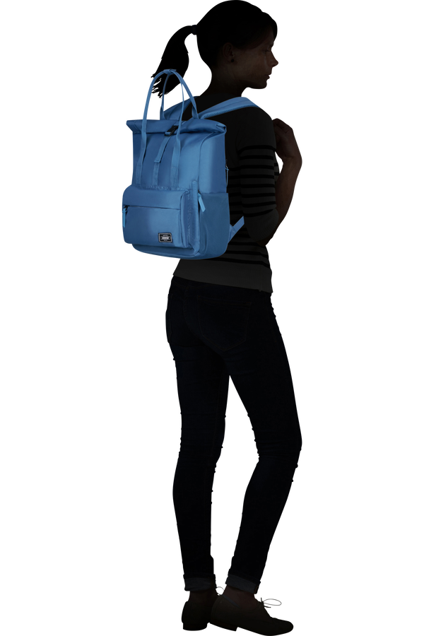 American Tourister Urban Groove Ug25 Tote Backpack 15.6'  Stone Blue American Tourister Urban Groove Ug25 Tote Backpack 15.6'  Stone Blue