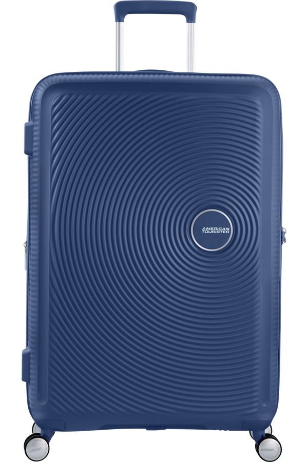 American Tourister Soundbox Spinner poszerzany 77cm Głęboki Grafit