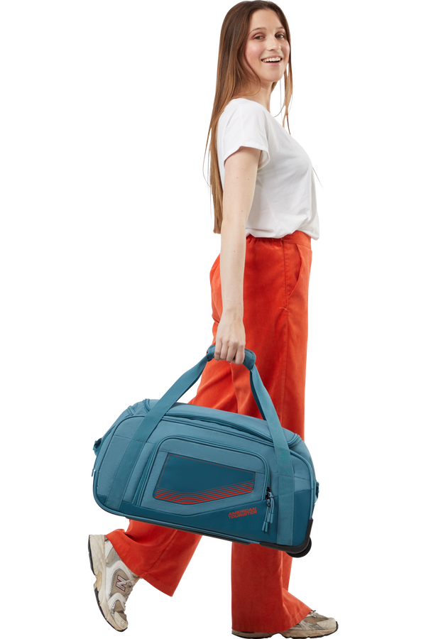 American Tourister City Racer Duffle with wheels S  Petrol