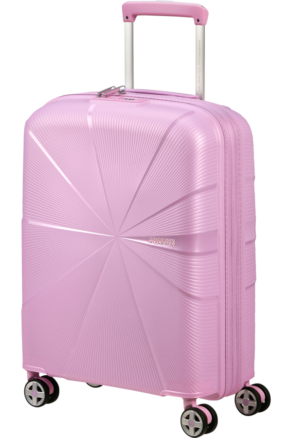 American Tourister StarVibe Spinner Expandable TSA 55cm  Metallic Pastel Lavender