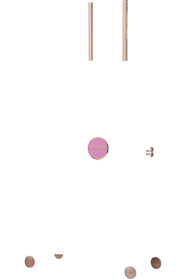 American Tourister Soundbox Spinner TSA Expandable 77cm  Pearl Pink/Gold