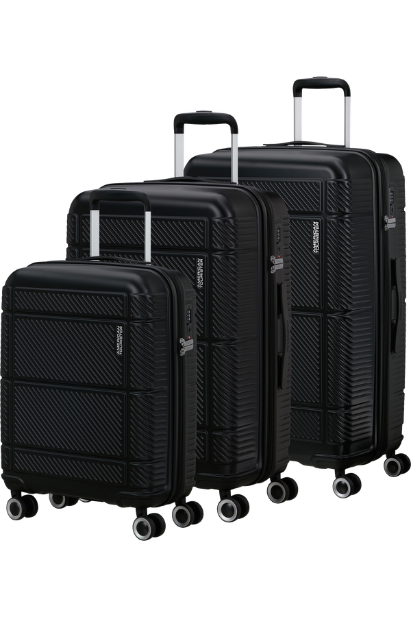 American Tourister Speedplay 3 PC Set A  Czarny