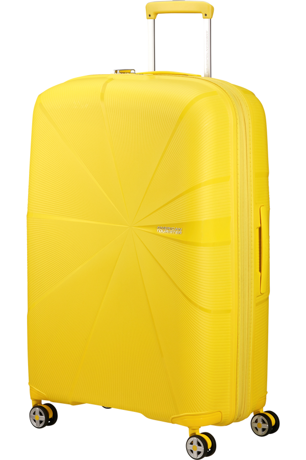American Tourister Starvibe Spinner Expandable 77cm Electric Lemon