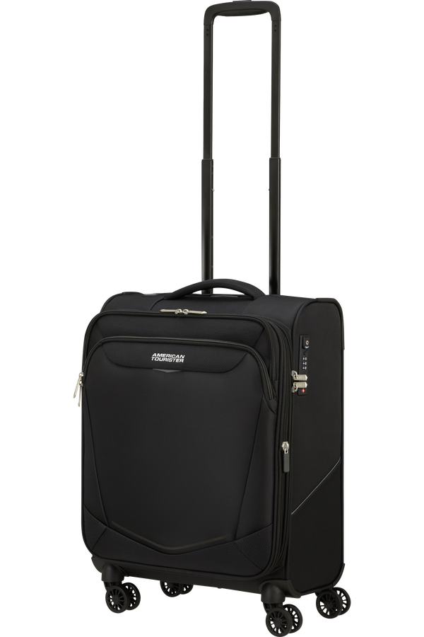 American Tourister SummerRide Spinner S EXP TSA 55cm Czarny American Tourister SummerRide Spinner S EXP TSA 55cm Czarny