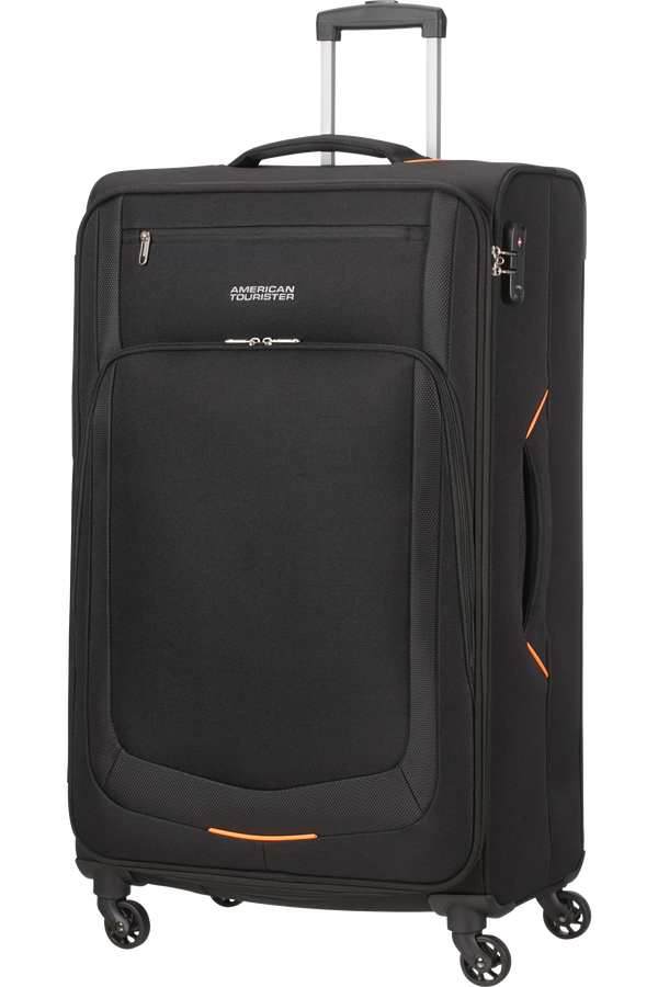 American Tourister Summer Session Spinner TSA L  Black/Orange