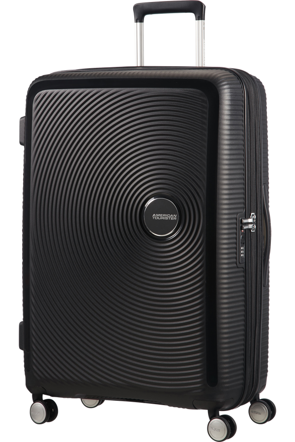 American Tourister Soundbox Spinner poszerzany 77cm Bass Black