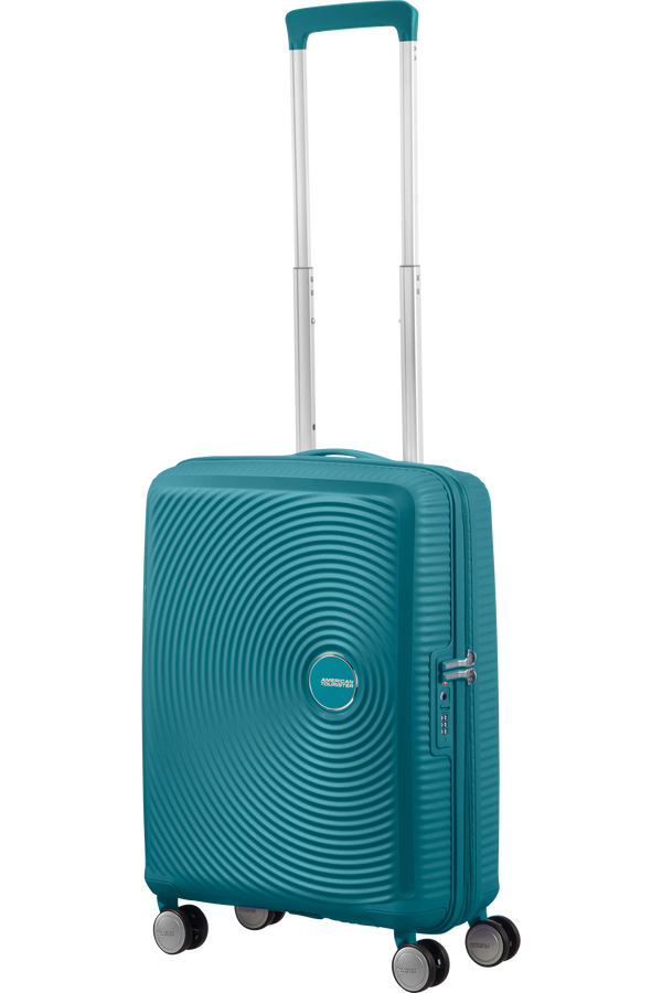 American Tourister Soundbox Spinner Expandable 55cm  Jade Green American Tourister Soundbox Spinner Expandable 55cm  Jade Green