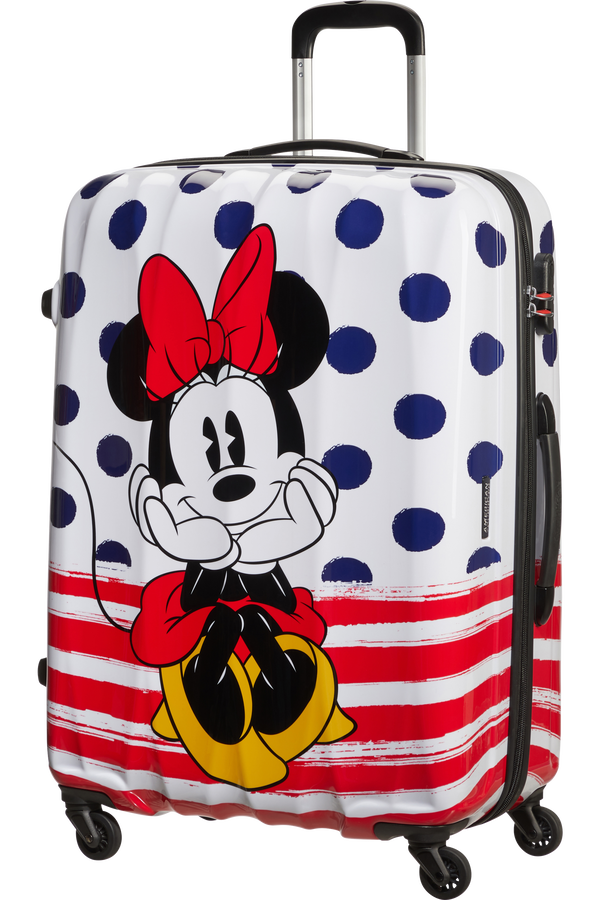 American Tourister Disney Legends Spinner 75cm  Minnie Blue Dots