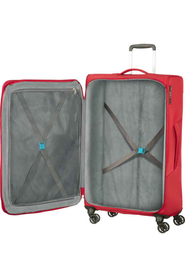 American Tourister Summerfunk Spinner Exp TSA 79cm  Czerwony