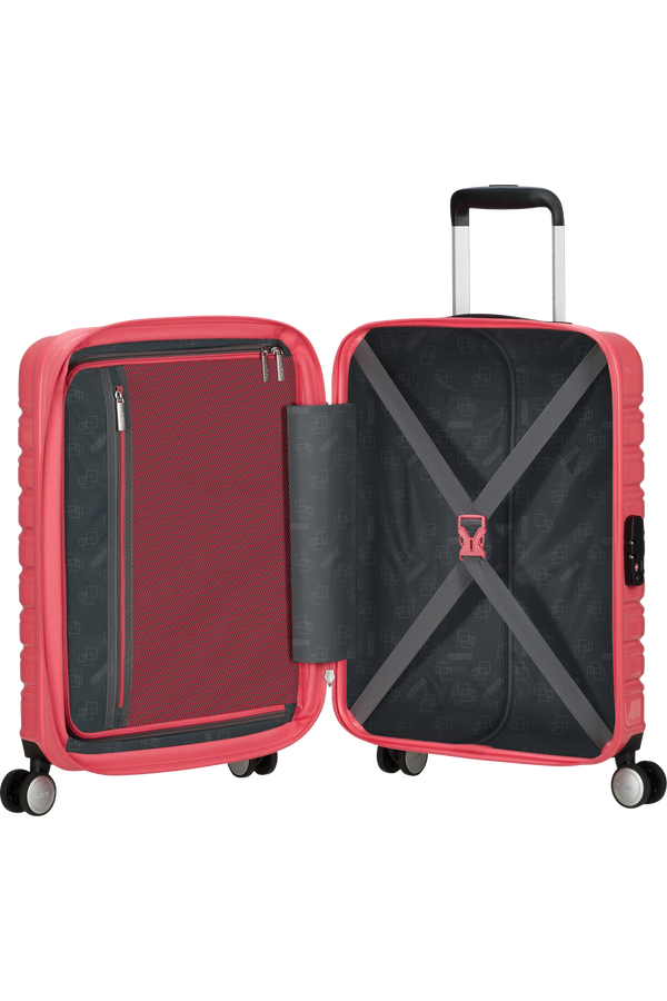 American Tourister Flashline Pop Spinner Exp TSA 55cm  Coral Pink