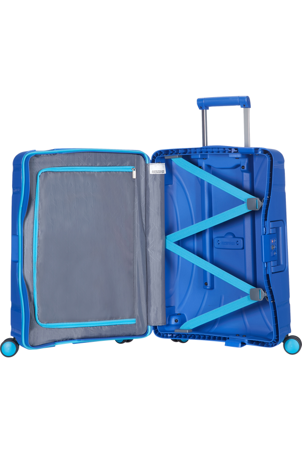 American Tourister Lock'n'Roll Spinner 55cm 40x55x20cm niebieski