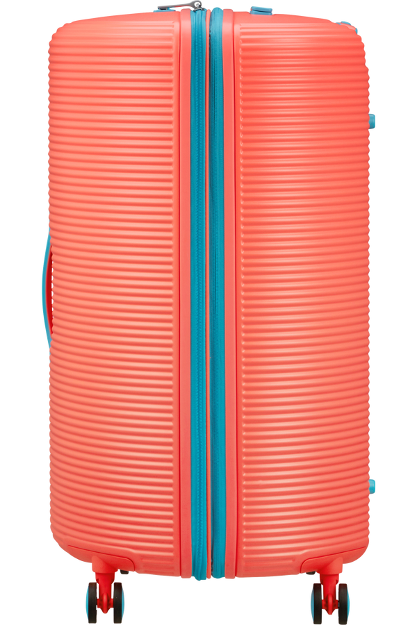 American Tourister Rollio Spinner 75cm  Coral/Blue American Tourister Rollio Spinner 75cm  Coral/Blue