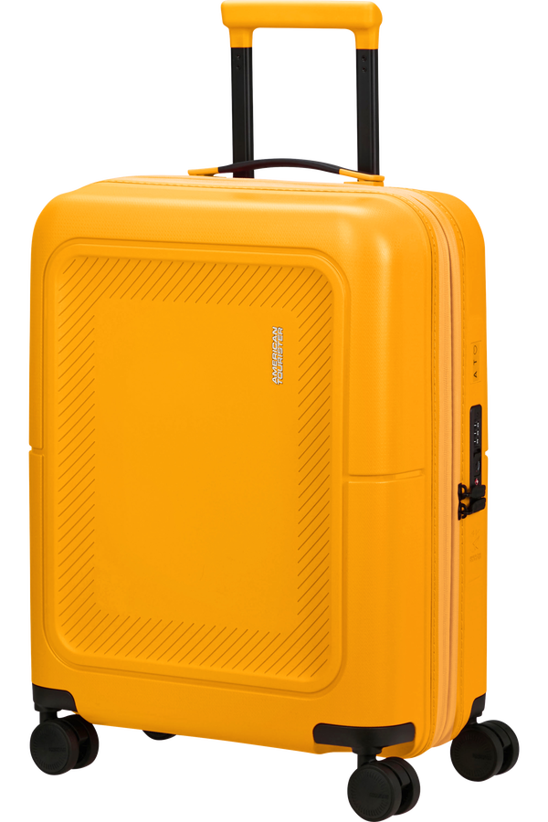 American Tourister DashPop Spinner Expandable TSA 55cm Golden Yellow