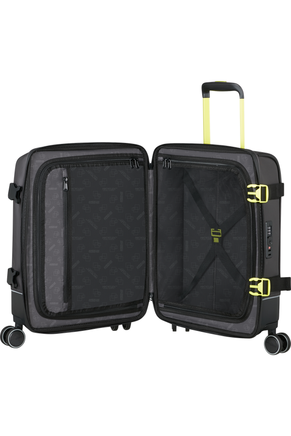 American Tourister Urban Track Spinner S TSA Coated 55cm  Black/Lime