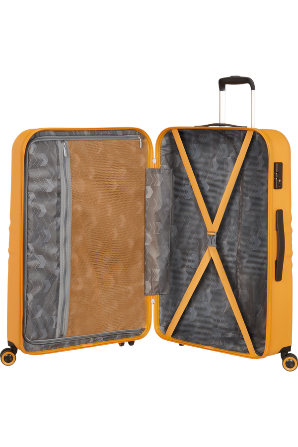 American Tourister Wavetwister Spinner TSA 77cm  Sunset Yellow