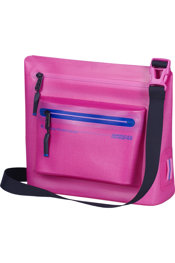 Colourdry M Torba na ramię | American Tourister Colourdry Shoulder Bag M  Electric Fuchsia