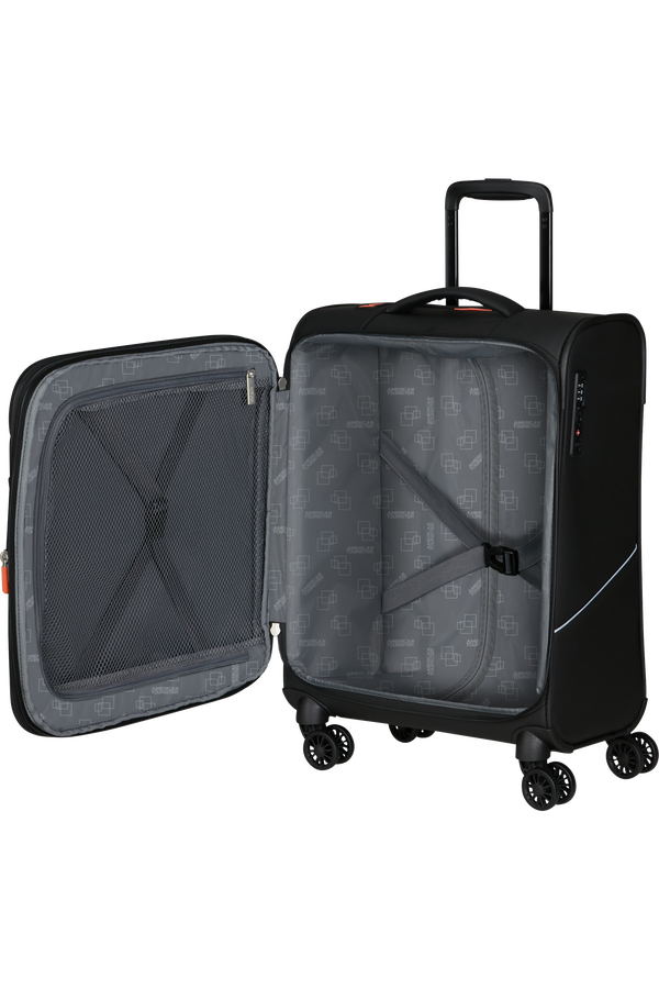 American Tourister SummerRide Spinner S EXP TSA SP 55cm  Czarny