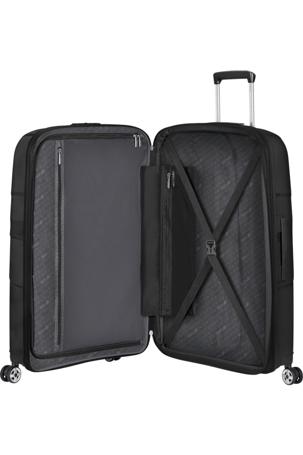 American Tourister Starvibe Spinner Expandable 77cm Czarny American Tourister Starvibe Spinner Expandable 77cm Czarny