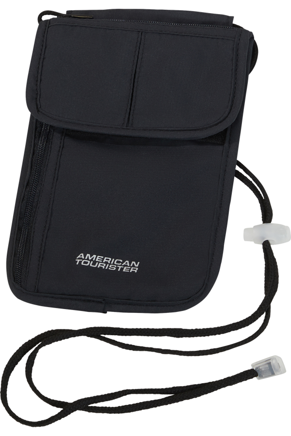 American Tourister American Tourist. Ta RFID Security Neck Pouch  Czarny