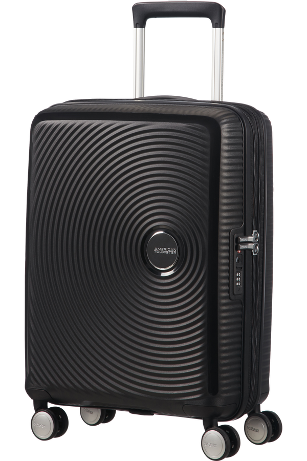 American Tourister Soundbox Spinner poszerzany 55cm Bass Black American Tourister Soundbox Spinner poszerzany 55cm Bass Black