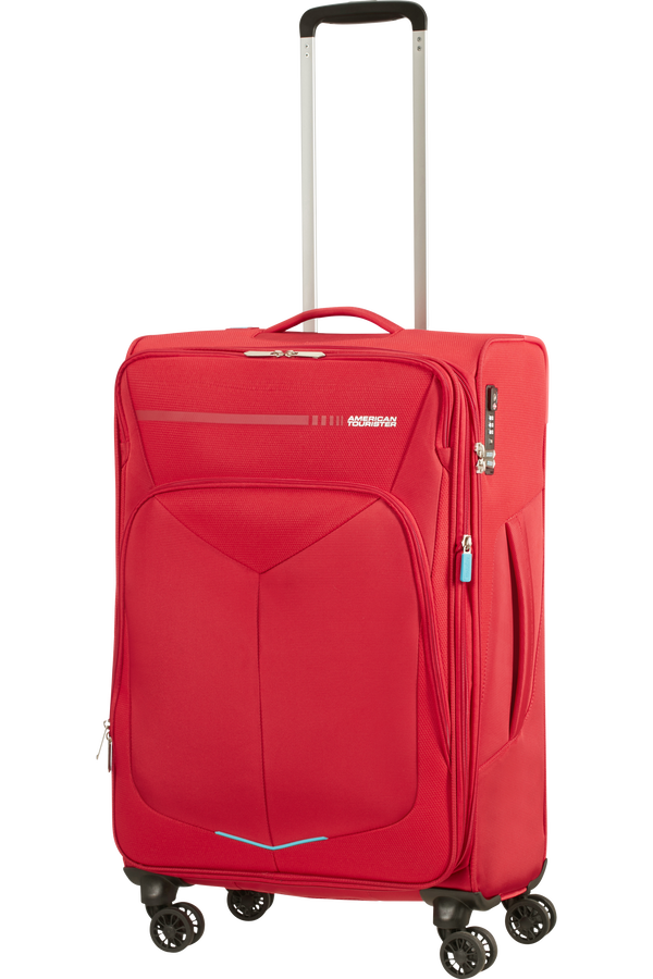 American Tourister Summerfunk Spinner Exp TSA 67cm  Czerwony American Tourister Summerfunk Spinner Exp TSA 67cm  Czerwony