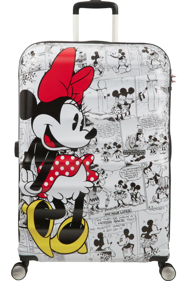American Tourister Wavebreaker Disney Spinner Disney 77cm Minnie Comics White