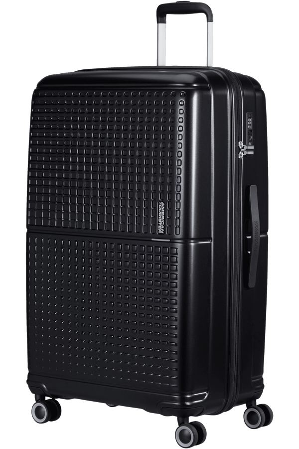 American Tourister Geopop Spinner 77/28 Tsa. 77cm  Shadow Black