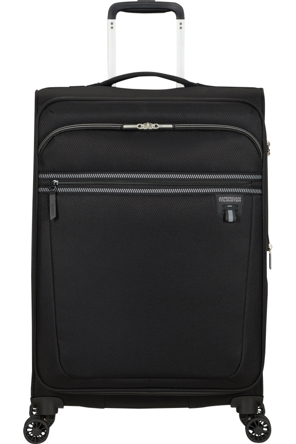 American Tourister Aerospin Spinner Expandable M  Czarny