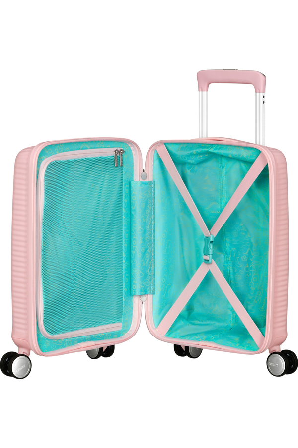 American Tourister Soundbox Mini Spinner 47cm  Pastel Pink American Tourister Soundbox Mini Spinner 47cm  Pastel Pink