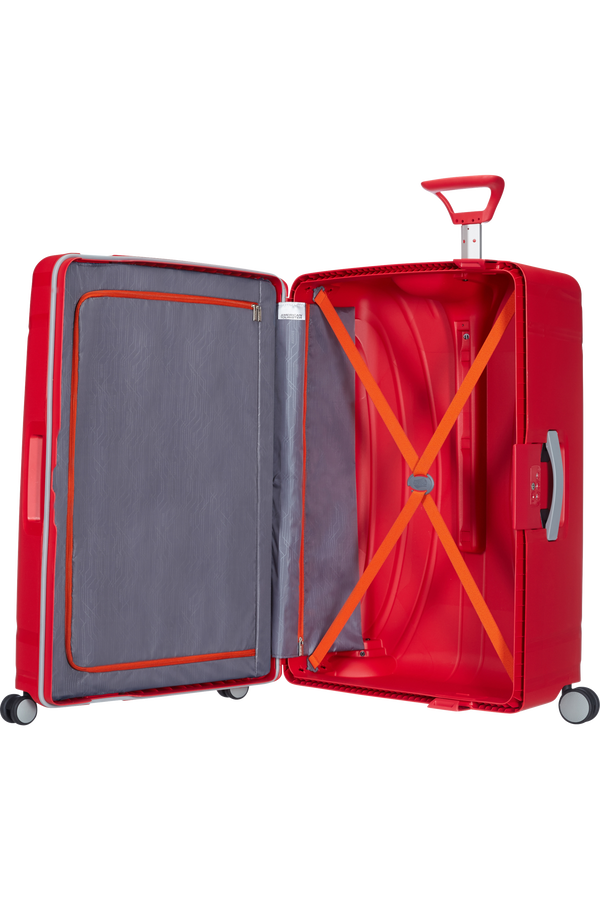 American Tourister Lock'n'roll Spinner 75cm Energetyczna Czerwień