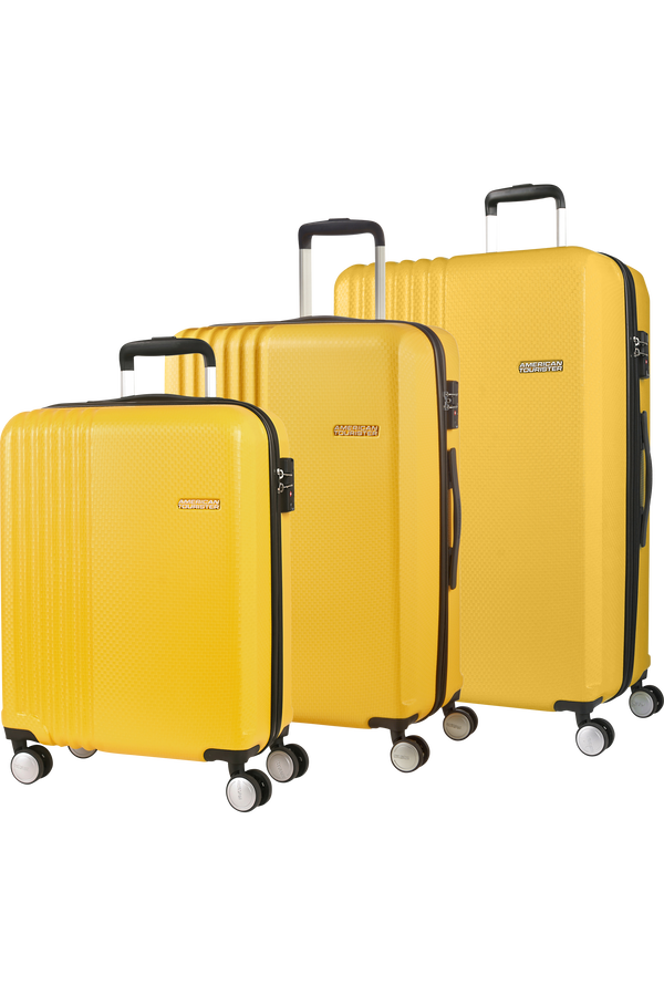 American Tourister Beachrider 3 Pc Set A  Żółty