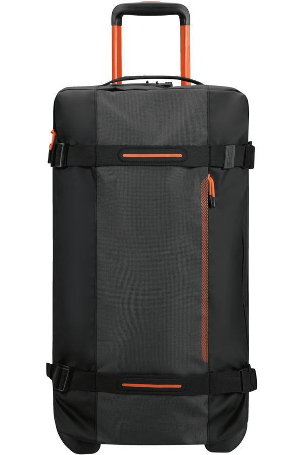 American Tourister Urban Track Duffle with Wheels Lmtd M  Black/Orange