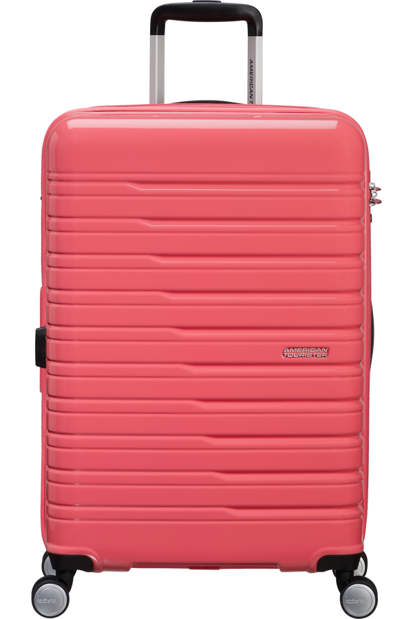 American Tourister Flashline Pop Spinner Exp TSA 67cm Coral Pink