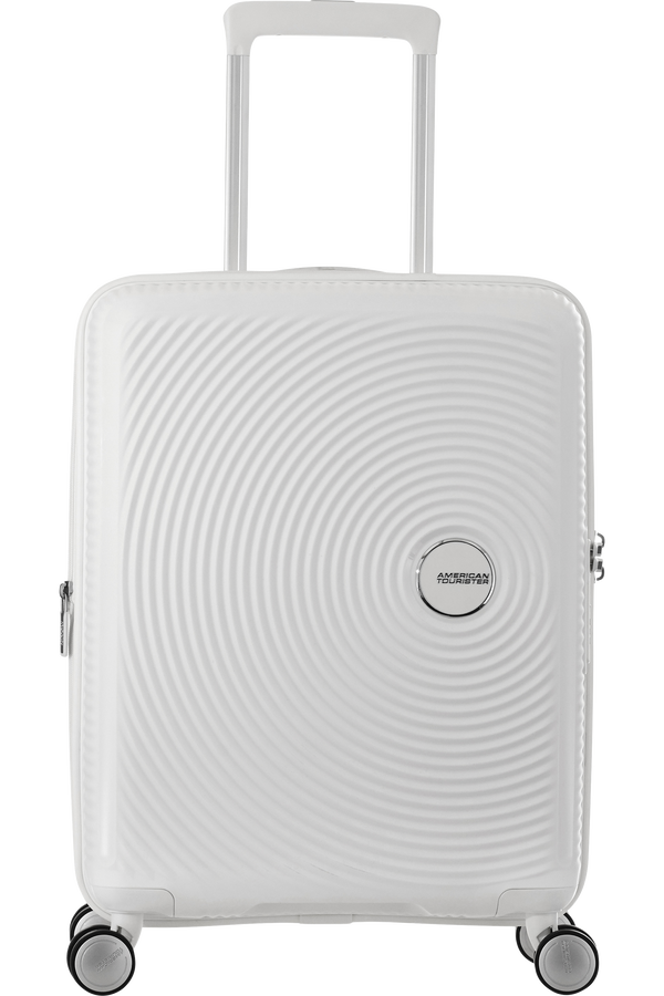 American Tourister Soundbox Spinner poszerzany 55cm Pure White