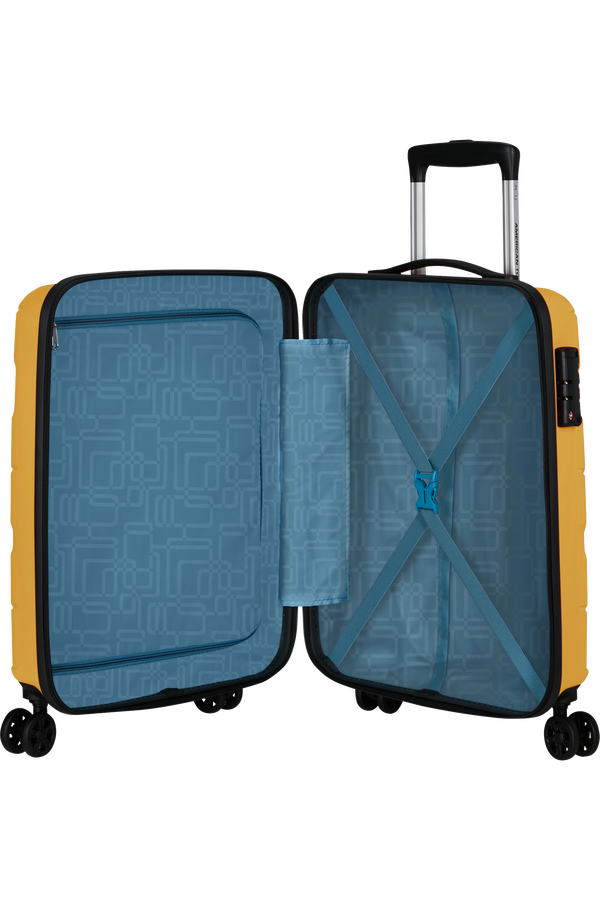 Jetdriver 3.0 55cm Walizka na 4 kołach | American Tourister Jetdriver 3.0 Spinner 55/20 TSA 55cm  Banana Cream